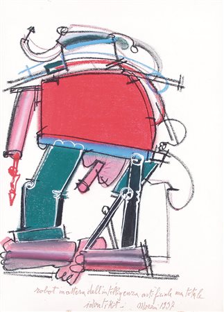 MATTIA MORENI Pavia 12/11/1920 - Brisighella 1999 Robot in attesa...