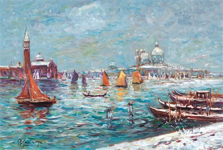 GIOVANFRANCESCO GONZAGA Milano 12/06/1921 - Milano 02/10/2007 Paesaggio...