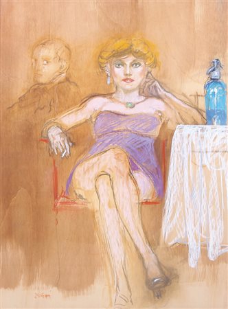 ALBERTO SUGHI Cesena (Fo) 05/10/1928 - Rimini (Rn) 31/03/2012 Donna al bar,...