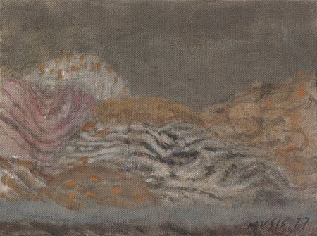 ANTON ZORAN MUSIC Gorizia 12/02/1909 - 26/05/2005 Paesaggio, 1977 olio su...