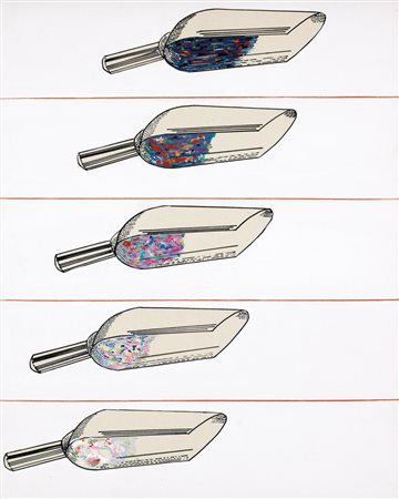 RENATO MAMBOR Roma 04/12/1936 Verso la notte, 2006 olio e smalto su tela...