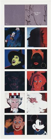 ANDY WARHOL Pittsburg (Usa) 1928 - New York 1987 Myths, 1981 composizione di...