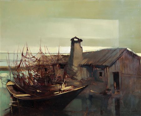 ATTILIO CASTIGLIONI Busto Arsizio (Va) 1928 - Busto Arsizio (Va) 1990 Barca e...