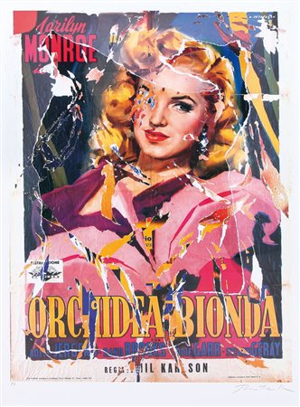 MIMMO ROTELLA Catanzaro 07/10/1918 - Milano 08/01/2006 Orchidea bionda...