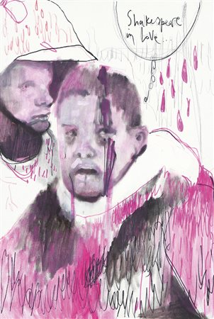 STEFANO ABBIATI Milano 30/05/1979 Senza titolo, 2006 olio e tecnica mista su...