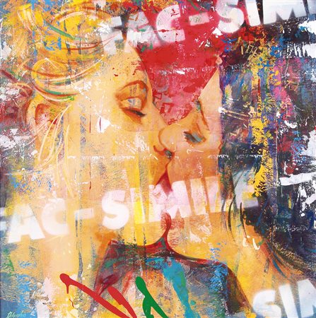 MAURIZIO DELVECCHIO Basilea (Svizzera) 22/05/1962 Fac-simile, 2004 olio su...