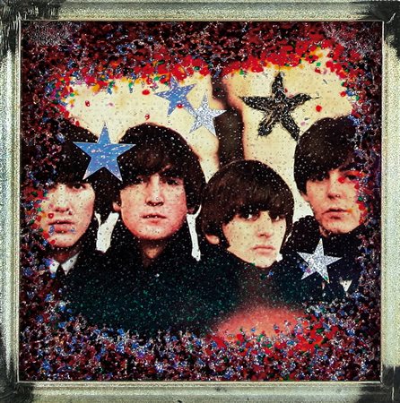 OMAR RONDA Portula (Bi) 11/09/1947 Beatles frozen, 2009 plastic + foto cm....