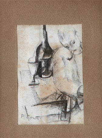 PRIMO CONTI Firenze 16/10/1900 - Firenze 01/12/1988 Fumatore di pipa...