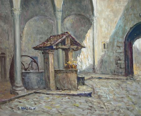 GIUSEPPE MAZZON 1912 - 1997 Interno, Castello di Trebbio (Santa Brigida),...