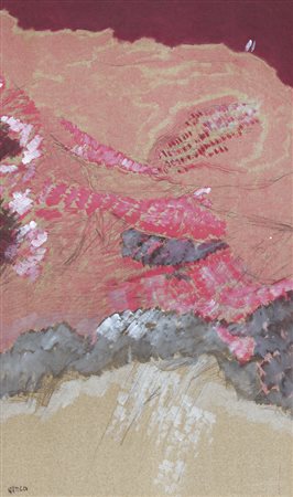 ANGELO VERGA Milano 01/09/1933 Paesaggio sognato, 1971 olio su tela cm....