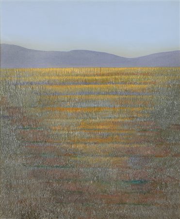 JOHN PICKING Lancashire (Inghilterra) 1939 Field collage, 1997 Olio su tela...