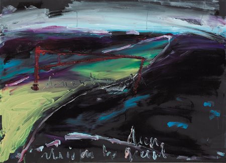 LEONARDO GRECO Modena (MO) 19/03/1975 Cancello rosso, 2004/05 tecnica mista...