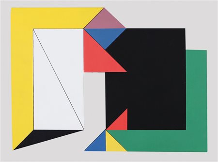 FRANCO REALE FRANGI Milano 1933 Due spazi opposti (positivo negativo), 1999...