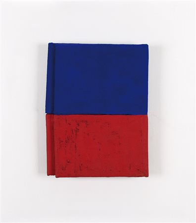 CESARE BERLINGERI Cittanova (Rc) 06/03/1948 Blu rosso, 1992 tecnica mista su...