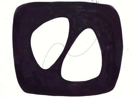 PAOLO SCHEGGI Firenze 1940 - Roma 1971 Senza titolo, 1964 tecnica mista su...