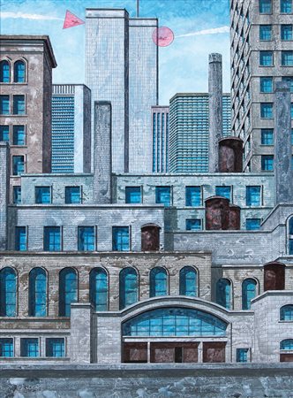 TONINO CAPUTO Lecce 1933 Last minute olio su tela cm. 100x70, firma in basso...