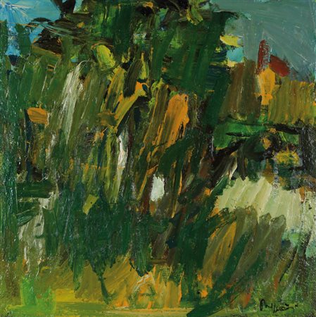 PIERO MAGGIONI Monticello Brianza (Co) 1931 - Vigano' (Co) 1995 Paesaggio,...