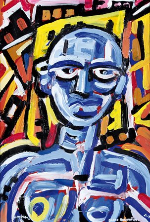 DARIO BALLANTINI Livorno 1964 In vaso, 2007 olio su tavola cm. 60x40, titolo,...