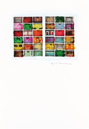 MARIO SCHIFANO Homs (Libia) 1934 - Roma 26/01/1998 Senza titolo, 1978 tecnica...