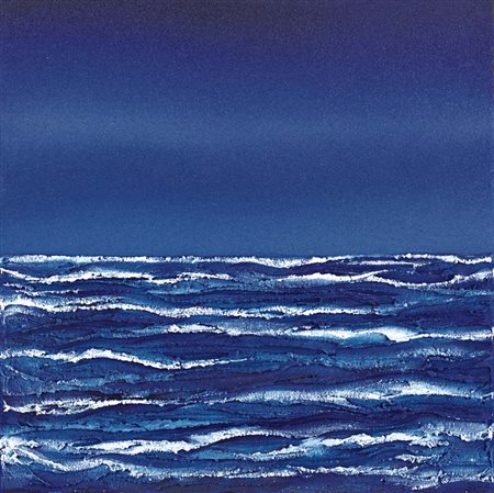 MARIO PASCHETTA Milano 27/04/1949 Il mare al Forte (Notturno), 1999 malte e...