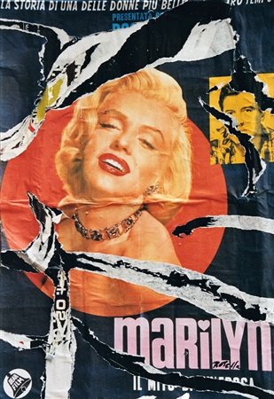 Mimmo Rotella “Marilyn” ‘90