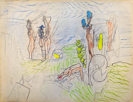 Roberto Matta “Senza titolo” 1965