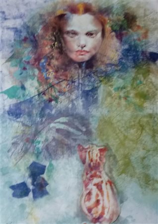 Renzo Vespignani "La maga" 1999