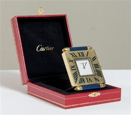 OROLOGIO DA TASCA CARTIER Orologio/sveglia da tasca, scrivania e viaggio...