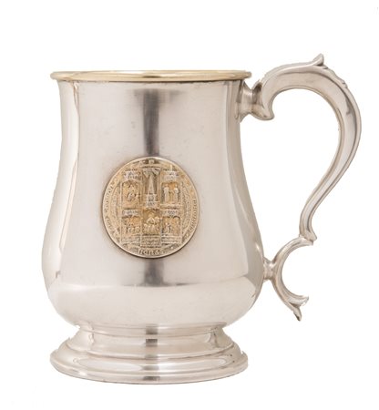 ARGENTERIA e OREFICERIA STEFANI e ZARAMELLA, XX secolo Grande boccale in...