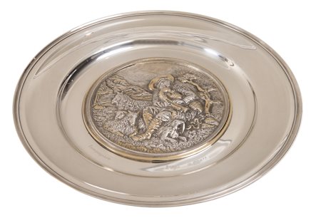 ARGENTERIA e OREFICERIA STEFANI, XX secolo Fondina dal titolo “Zampognaro”...