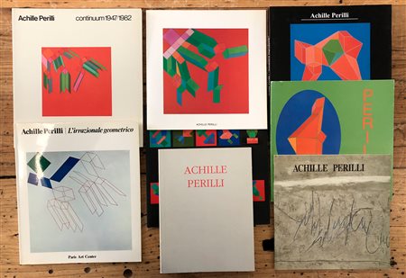 ACHILLE PERILLI - Lotto unico di 8 cataloghi