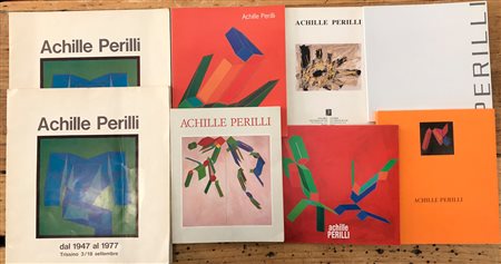ACHILLE PERILLI - Lotto unico di 8 cataloghi