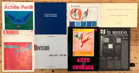 ACHILLE PERILLI - Lotto unico di 8 cataloghi