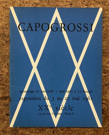 LIBRI D'ARTE (GIUSEPPE CAPOGROSSI) - Capogrossi, 1961