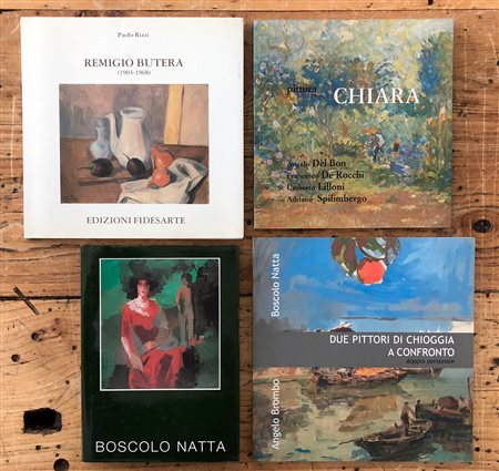 ARTISTI FIGURATIVI (NATTA, BROMBO - NATTA, CHIARISMO, BUTERA) - Lotto unico di 4 cataloghi