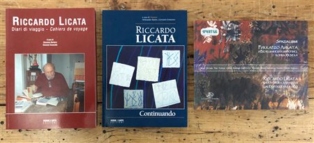 RICCARDO LICATA - Lotto unico di 3 cataloghi