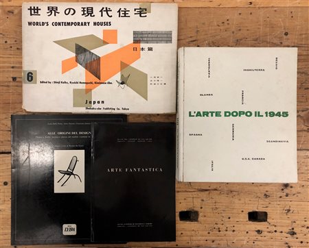 ARTE E DESIGN - Lotto unico di 4 cataloghi