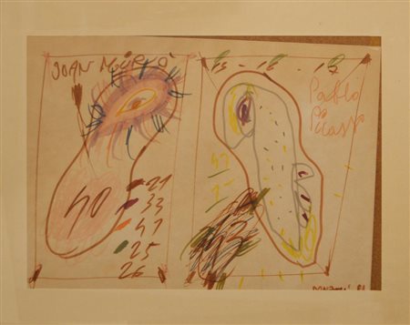 Bruno Donzelli ORMARE china su carta, cm 35x50 firma eseguito nel 1984...
