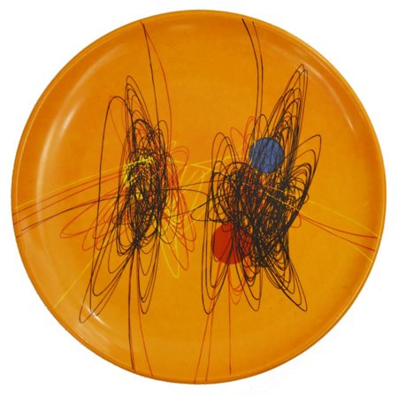 Roberto Crippa SPIRALI ceramica invetriata, diametro cm 40; es. p.a. sul...