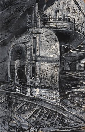 Arnaldo Carpanetti VEDUTA Olio su masonite, cm 58x38