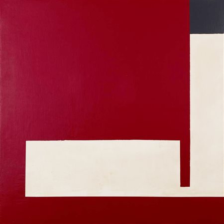 Bruno Munari NEGATIVO POSITIVO acrilico e collage su masonite, cm 40x40 sul...