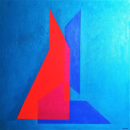 AUGUSTO GARAU - La guglia rossa nel cielo turchese, 1999