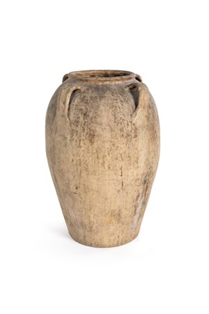 Orcio in terracotta con quattro anse