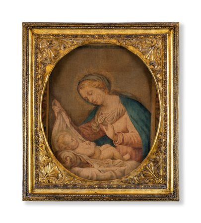 Cornice in legno dorato, XVIII secolo