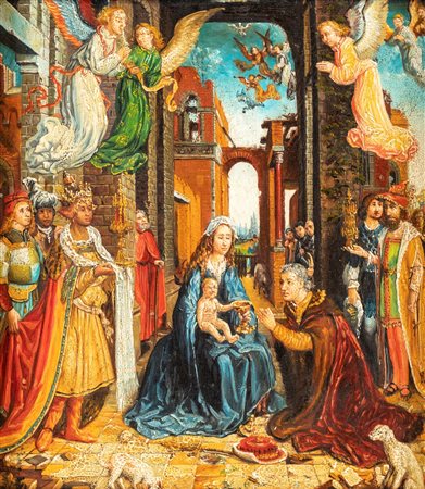 Adorazione dei Magi (da Jan Gossaert)