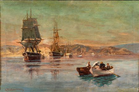 Barche nel golfo Saronico