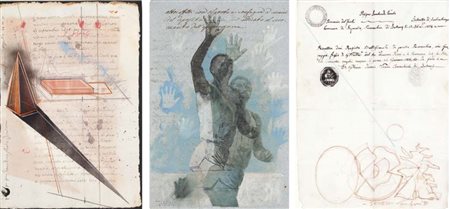 VIZZINI A. - TITONEL A. - SURBONE M. Soggetti vari lotto di tre tecniche...