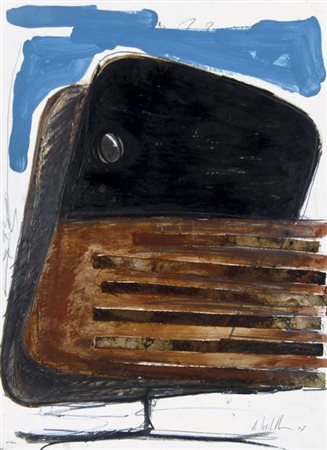 ANTONIO IEVOLELLA Benevento 1952 Progetto per scultura 2007 tecnica mista su...