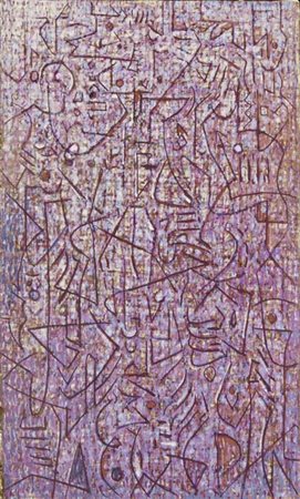 VINCENZO BALSAMO Brindisi 1935 senza titolo 2000 tecnica mista su cartone...