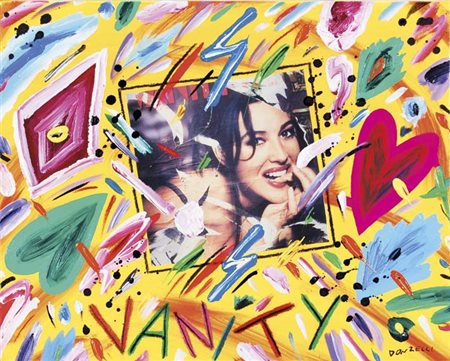 BRUNO DONZELLI Napoli 1941 Vanity tecnica mista e collage su tela, 40x50...